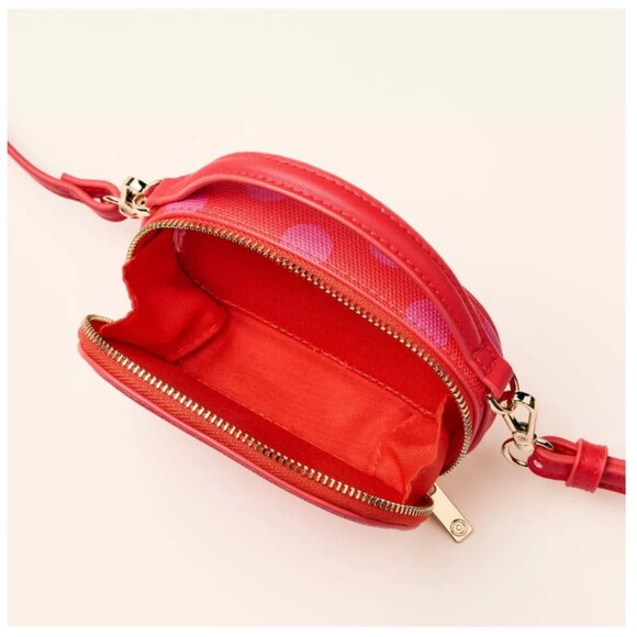 FINAL HOURS Kate Spade x Target Pink/Red Polka Dot Mini Crossbody Bag - Picture 4 of 6